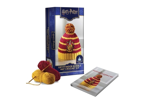Misc. Harry Potter: Gryffindor Pom-POM Beanie Crochet Kit Book