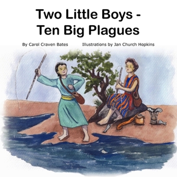 Paperback Two Little Boys - Ten Big Plagues Book