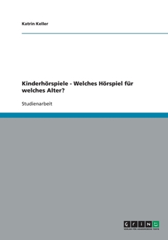 Paperback Kinderh?rspiele - Welches H?rspiel f?r welches Alter? [German] Book