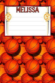 Paperback Basketball Life Melissa: College Ruled Composition Book