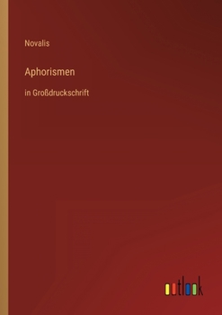 Paperback Aphorismen: in Großdruckschrift [German] Book