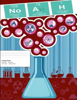 Paperback Noah: Noah Composition Notebook, Personalized Name Notebook, Periodic Table Style Science Fan Notebook, Future Chemist Noteb Book