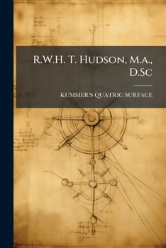 Paperback R.W.H. T. Hudson, M.a., D.Sc Book