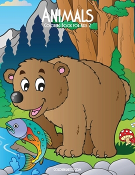 Paperback Animals Coloring Book for Kids 2 Book