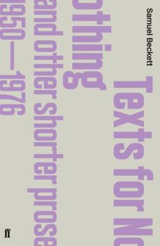 Paperback Texts For Nothing & Shorte Prose 1950-76 Book