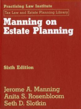Hardcover Manning on Estate Planning Book