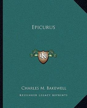 Paperback Epicurus Book