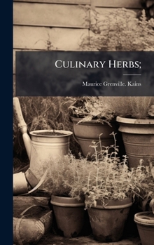 Hardcover Culinary Herbs; Book