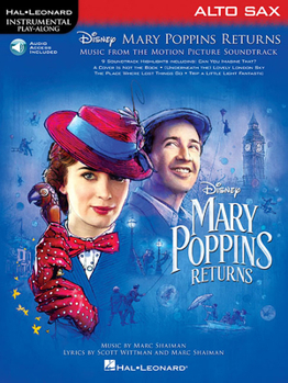 Paperback Mary Poppins Returns for Alto Sax: Instrumental Play-Along Series Book