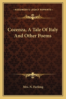 Paperback Cozenza, a Tale of Italy and Other Poems Book