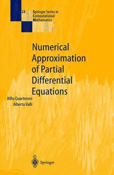 Hardcover Numerical Approximation of Partial Differential Equations Book