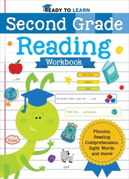 Paperback Ready to Learn: Second Grade Reading Workbook: Phonics, Reading Comprehension, Sight Words, and More! Book
