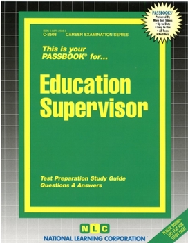 Paperback Education Supervisor Book