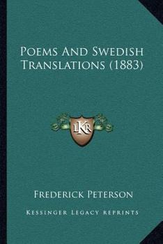 Paperback Poems And Swedish Translations (1883) Book