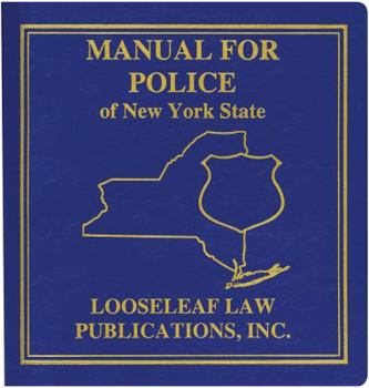 Hardcover Manual for Police in the State of New York Book