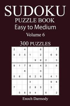 Paperback 300 Easy to Medium Sudoku Puzzle Book