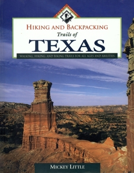 Paperback Hiking and Backpacking Trails of Texas Book