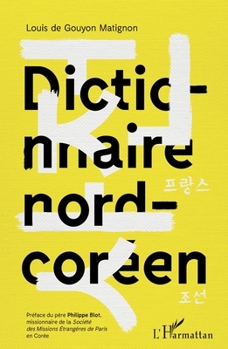 Paperback Dictionnaire nord-coréen [French] Book