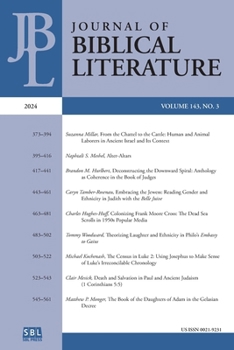 Paperback Journal of Biblical Literature 143.3 (2024) Book
