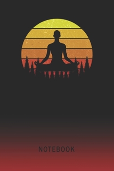 Notebook: Yoga Pose Blank Wide Ruled Lined Paper Notepad | Writing Pad Journal | Assignments Taking Class Notes Homework Studying Math Science English ... & University Organizer | Student Teacher