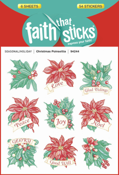 Paperback Christmas Poinsettia Book