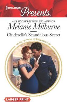 Mass Market Paperback Cinderella's Scandalous Secret [Large Print] Book