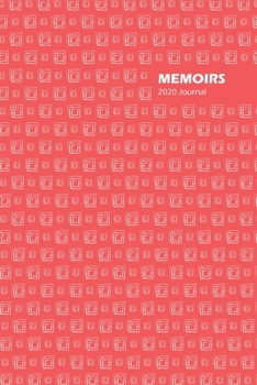 Paperback Memoirs Dated 2020 Daily Journal, (Jan - Dec), 6 x 9 Inches, Full Year Planner (Pink) Book