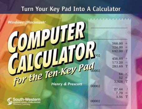 Spiral-bound Computer Calculator for the Ten-Key Pad Book