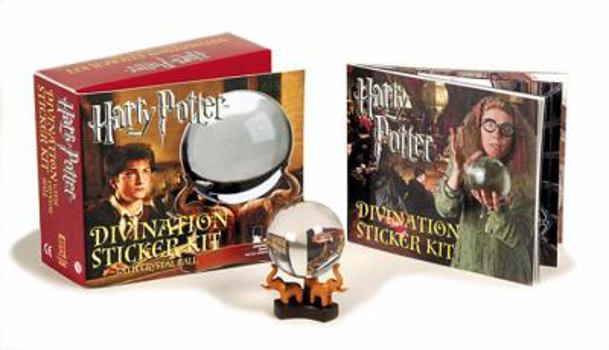 Paperback Harry Potter Divination Kit and Sticker Book [With Crystal Ball] Book