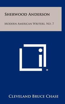 Hardcover Sherwood Anderson: Modern American Writers, No. 7 Book