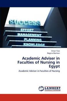Paperback Academic Adviser in Faculties of Nursing in Egypt Book