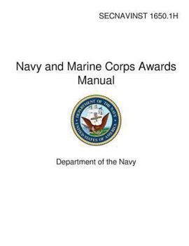 Paperback Navy and Marine Corps Awards Manual Book