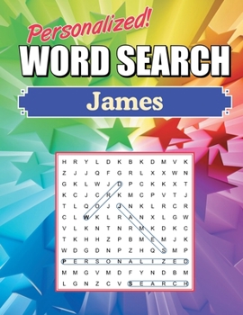 Paperback James Word Search: Large Print Word Find Puzzles Book