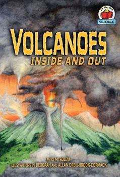 Paperback Volcanoes Inside and Out Book