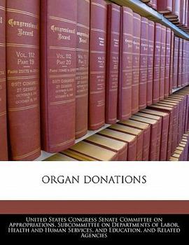 Paperback Organ Donations Book