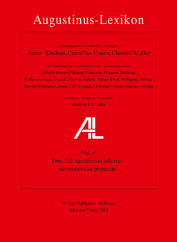 Al - Augustinus-Lexikon / Sacrifi Cium Offerre - Sermones (Ad Populum)