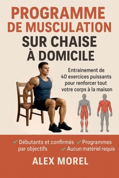Paperback Programme de musculation sur chaise à domicile [French] Book
