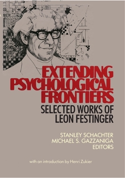 Hardcover Extending Psychological Frontiers Book