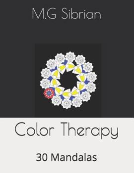 Paperback Color Therapy: 30 Mandalas Book