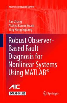 Paperback Robust Observer-Based Fault Diagnosis for Nonlinear Systems Using Matlab(r) Book