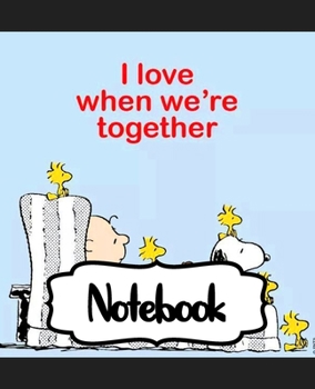 Notebook: Little White Beagle Snoopy Dog House The Peanuts Comics Strip Animation Boys Kids Adults Elementary Supplies Student Teacher Daily Creative ... Boys And Girls, 110 Pages 7.5 x 9.25 Inches