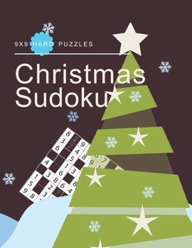 Paperback Christmas Sudoku 9X9 Hard Puzzles: 200 Sudoku Puzzle Book Hard Sudoku Puzzles For Adults [Large Print] Book