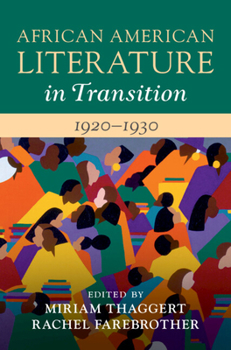 Hardcover African American Literature in Transition, 1920-1930 Book