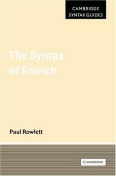 Hardcover The Syntax of French Book