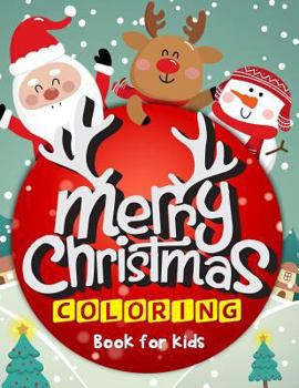 Paperback Merry Christmas Coloring Book for Kids: 50 Christmas Coloring Pages for Kids Book