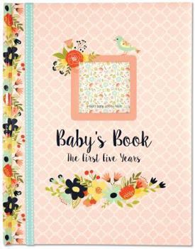 Hardcover Baby's Book 5 Yr Floral Book