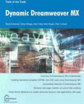 Paperback Dynamic Dreamweaver MX Book