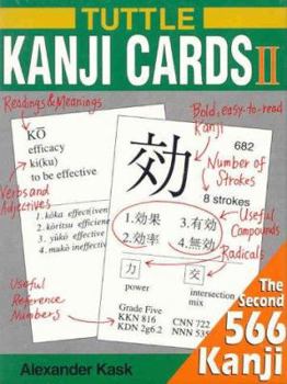 Paperback Tuttle Kanji Cards Vol 2 Book