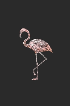 Flamingo Mosaic: Dotted Bullet Notebook (6" x 9" - 120 pages) ~ Animal Mosaic Themed Notebook for Daily Journal, Diary, Gift