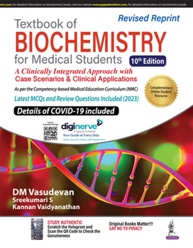 Paperback Textbook of Biochemistry for Medical Students Book